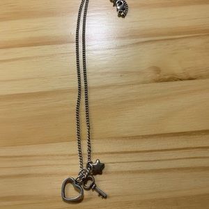 Multiple charm necklace